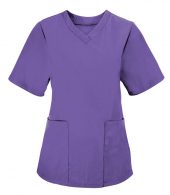 Women's Scrubs Pocket V-Neck Top Fashionable cool nurse scrubs