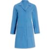 light blue long lab coat for professional and students stylish and fashionable